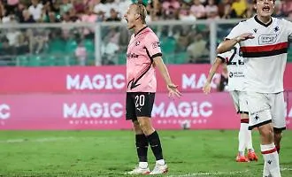La "quinta sinfonia" del Palermo: piega la Sampdoria e vola in testa alla classifica
