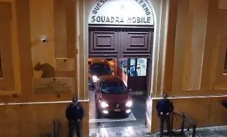 La Squadra mobile di Palermo polizia