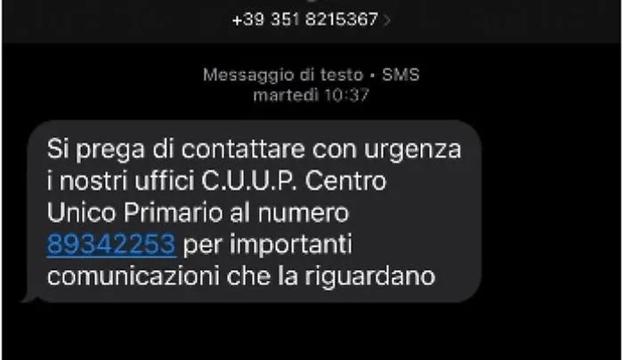 Sms sospetti ai pazienti del Policlinico: "Attenti, &egrave; una truffa"